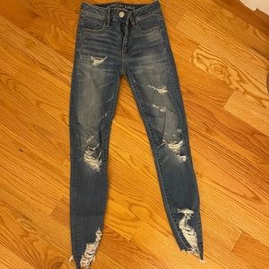 American Eagle Ripped skinny jeans